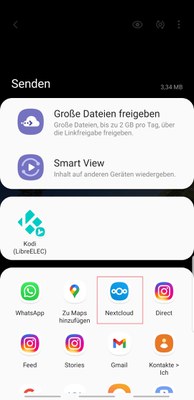 app auswählen