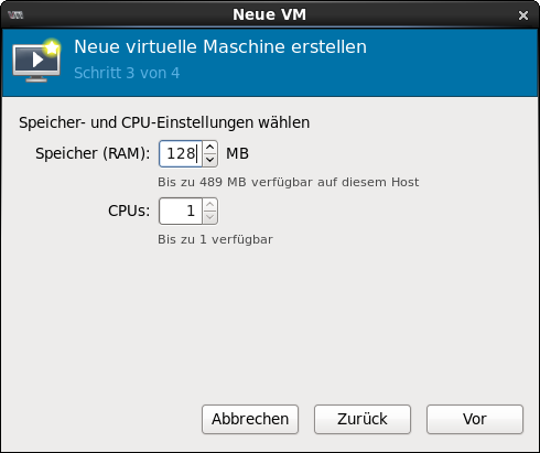 Neue VM 013